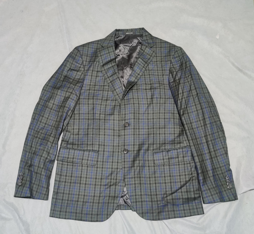 Loro Piana Men Cotton Green Coat M
