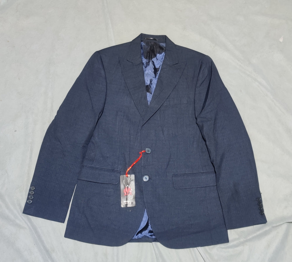Munezzo Men Cotton Blue Coat S