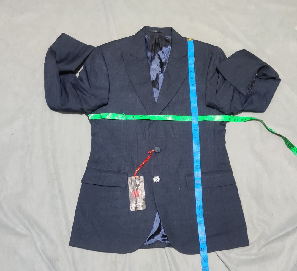 Munezzo Men Cotton Blue Coat S