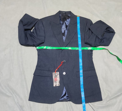 Munezzo Men Cotton Blue Coat S