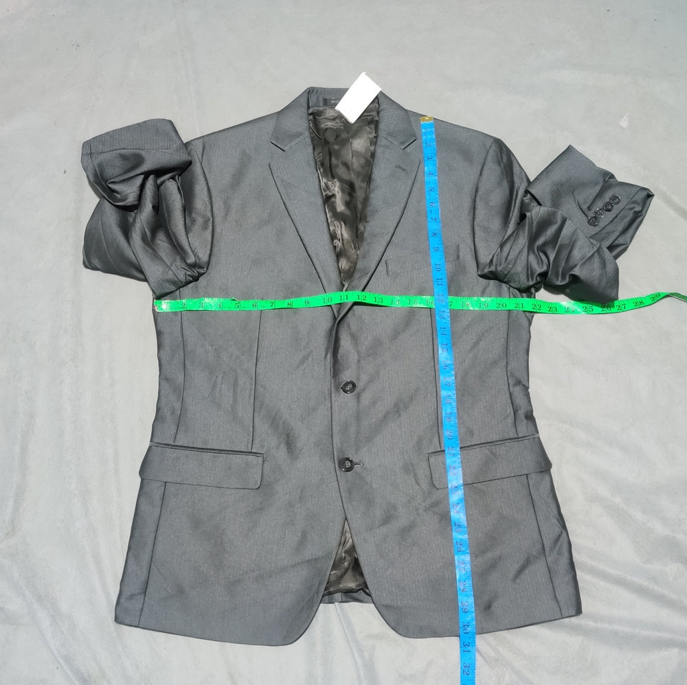 Calvin Klein Men Cotton Gray Coat M