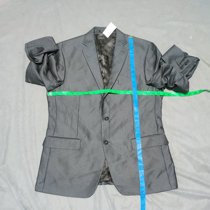 Calvin Klein Men Cotton Gray Coat M