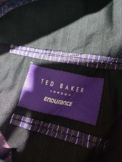 Ted Baker London Men Cotton Black Coat M