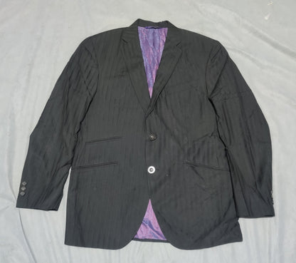 Ted Baker London Men Cotton Black Coat M