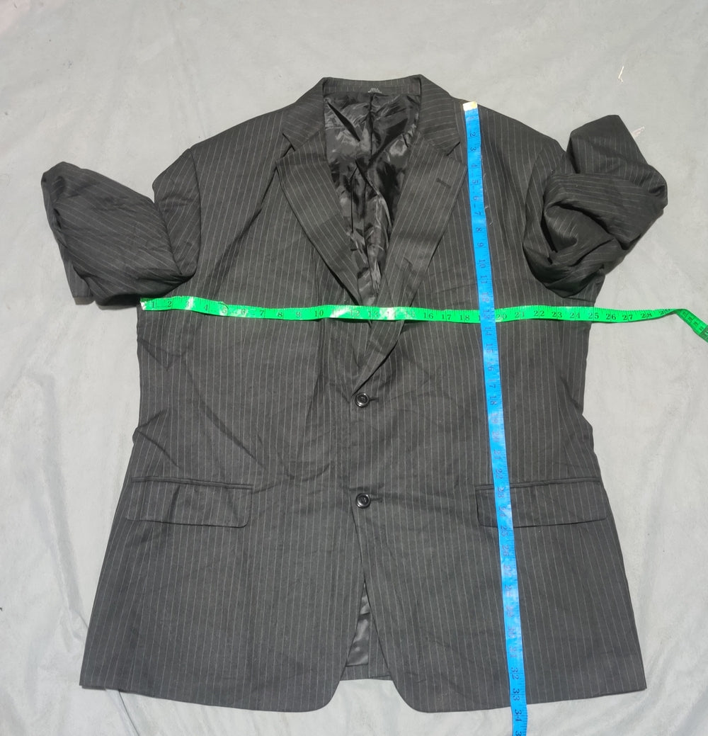 Haggar Men Cotton Black Coat L