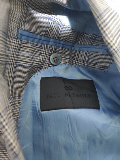 Paul Betenly Men Cotton Gray Coat M