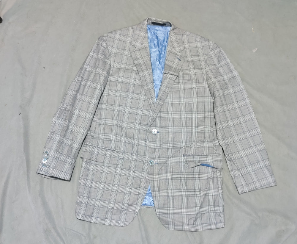 Paul Betenly Men Cotton Gray Coat M
