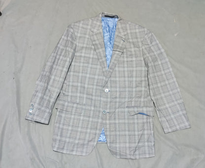 Paul Betenly Men Cotton Gray Coat M