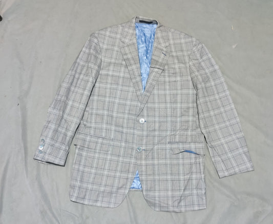 Paul Betenly Men Cotton Gray Coat M