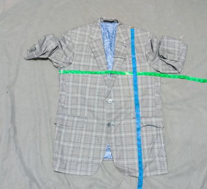 Paul Betenly Men Cotton Gray Coat M
