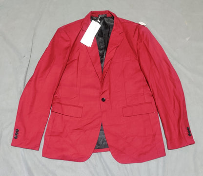 Coofandy Men Cotton Red Coat S