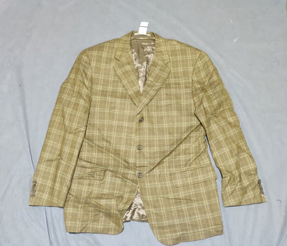 Joseph Abboud Men Cotton Brown Coat M