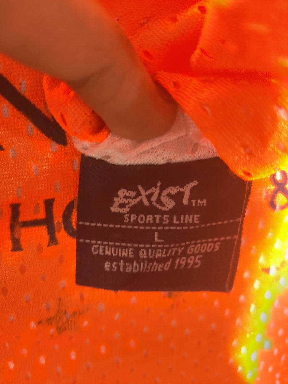 Exist Men Sport Orange Vest T Shirt L