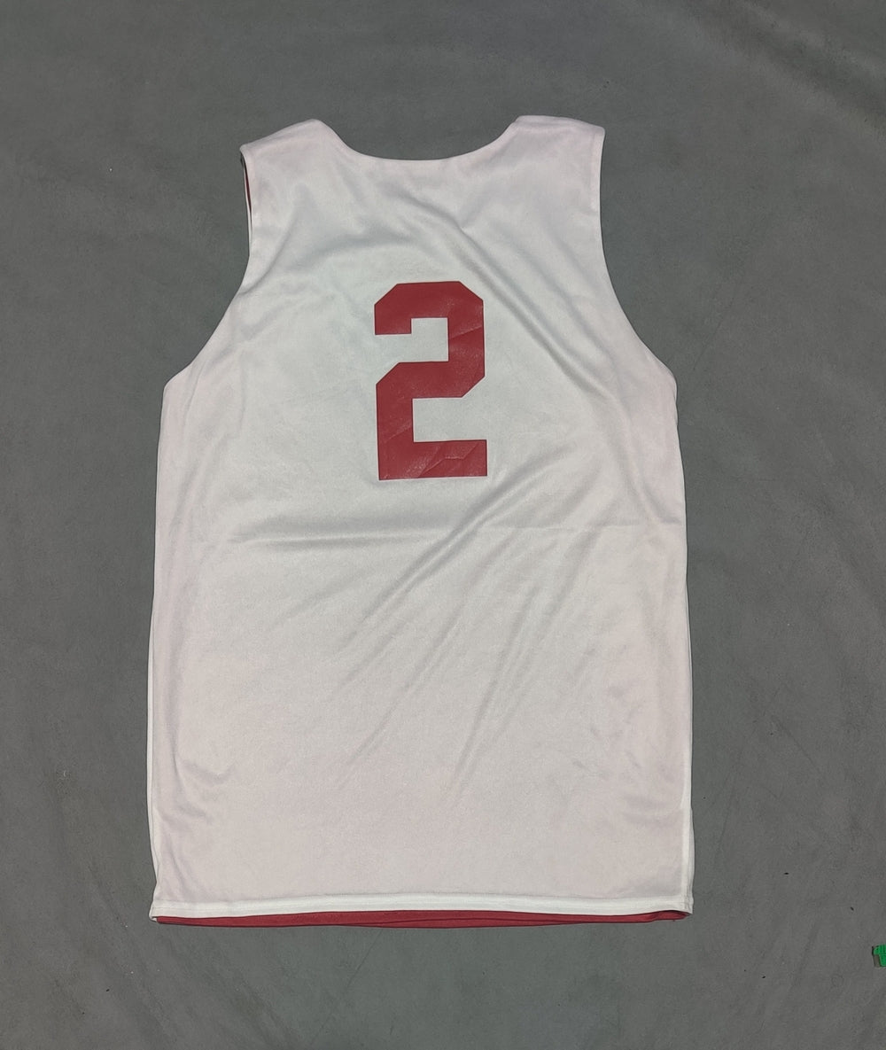 Badger Women Sport Red Vest T Shirt 2 in 1 M