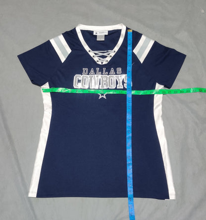 Dallas Cowboys Women Sport Blue T Shirt 2XL