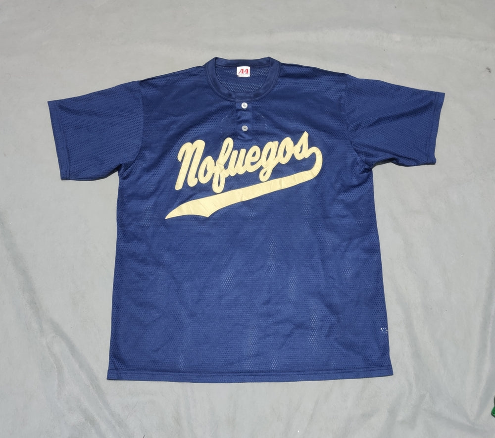 A4 Men Sport Blue T Shirt L
