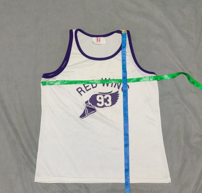 J. Thomas Women Sport White Vest T Shirt L