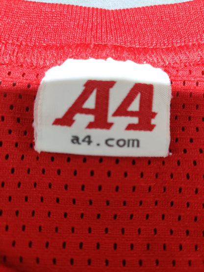 A4 Men Sport Red T Shirt S