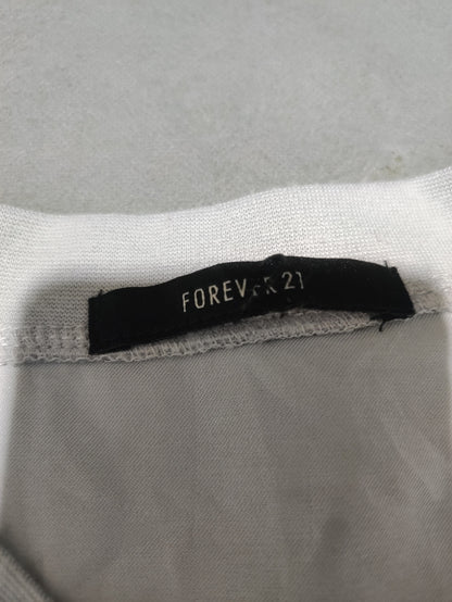 Forever 21 Women Sport Gray T Shirt L