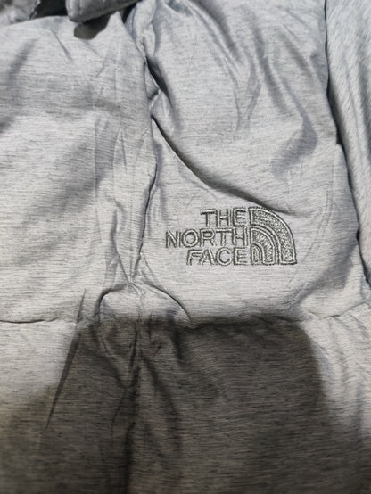 The North face 550 Fill Women Puffer Gray Hooded Coat Jacket