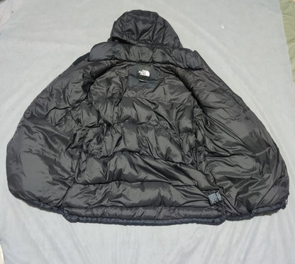 The North Face Men Hooded Puffer Black Jacket