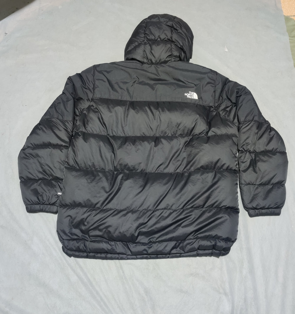 The North Face Men Hooded Puffer Black Jacket
