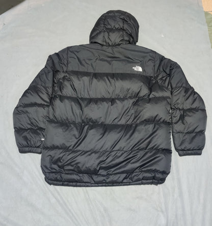 The North Face Men Hooded Puffer Black Jacket