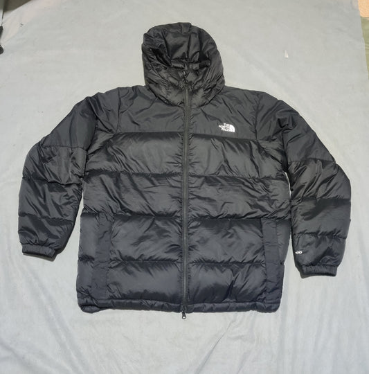The North Face Men Hooded Puffer Black Jacket