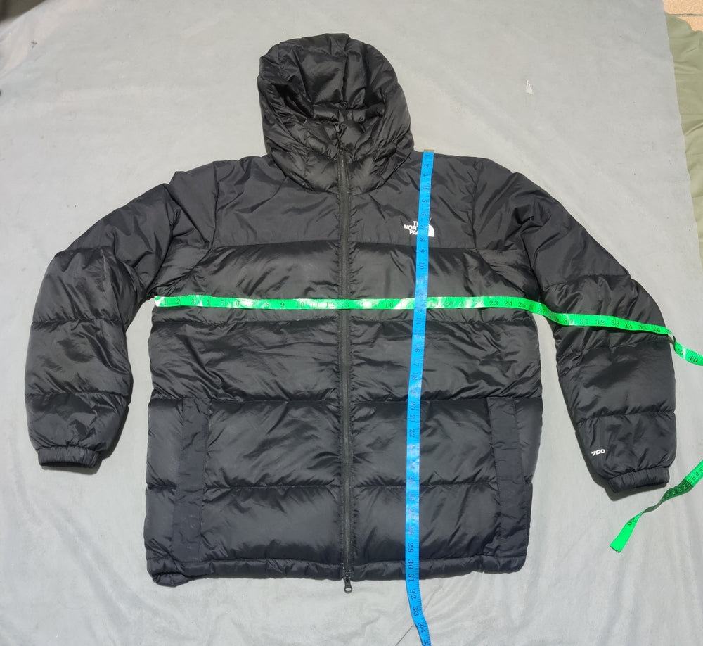 The North Face Men Hooded Puffer Black Jacket