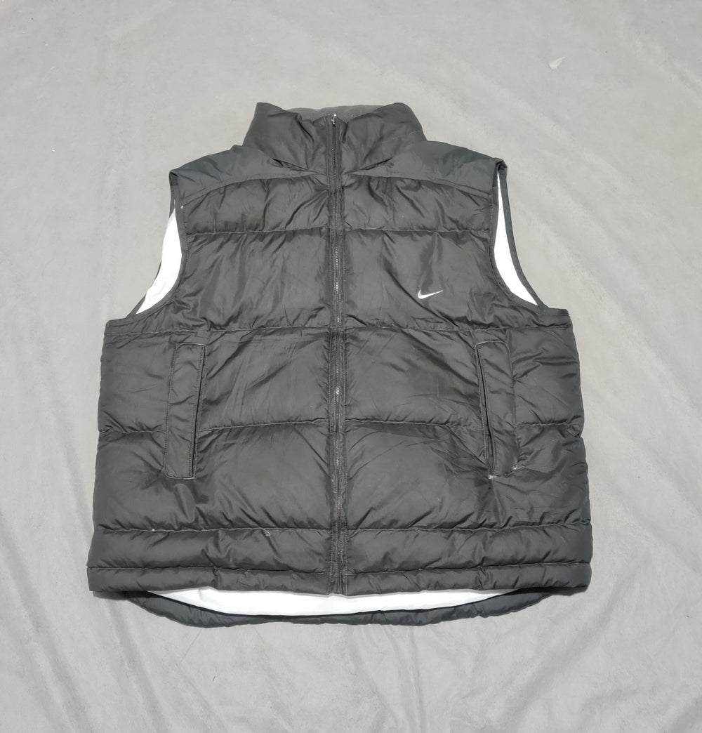 Nike Men Puffer Gray Vest Jacket