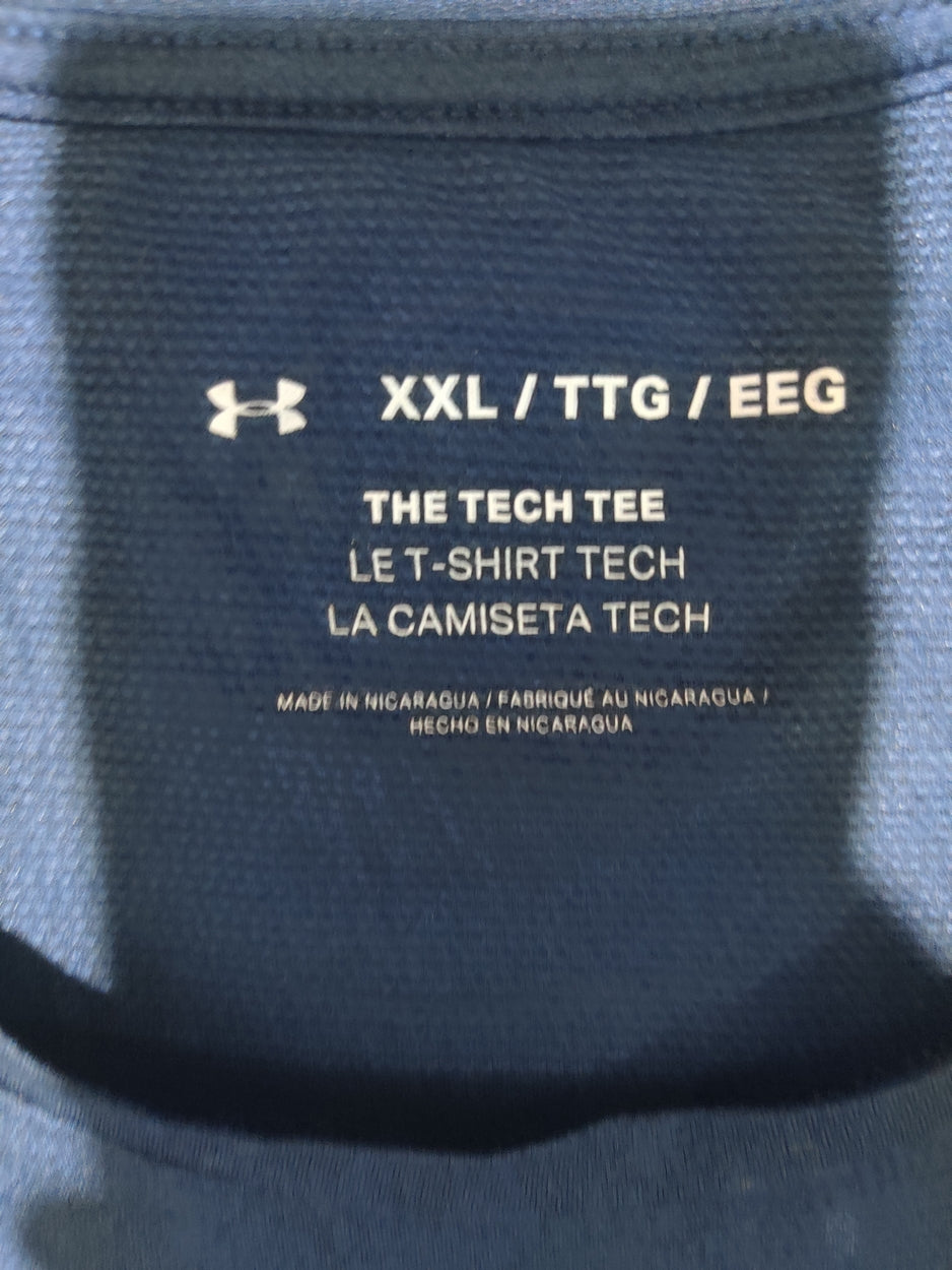 Under Armour Men Sport Blue T Shirt 2XL