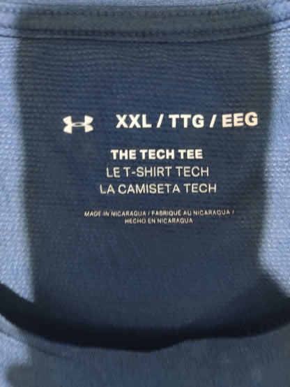 Under Armour Men Sport Blue T Shirt 2XL