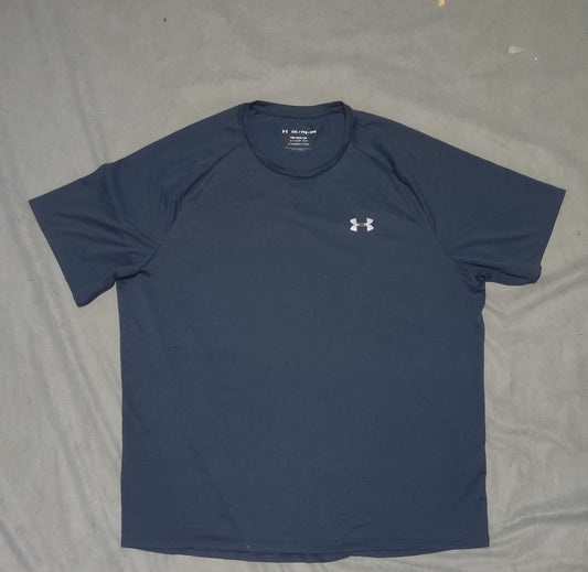 Under Armour Men Sport Blue T Shirt 2XL