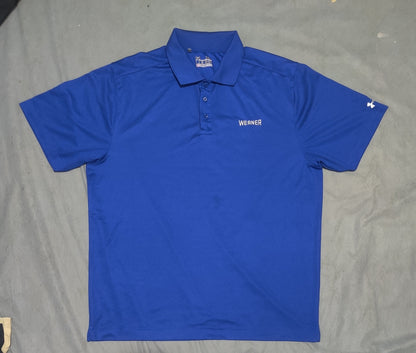 Under Armour Men Blue Sport Polo T Shirt XL