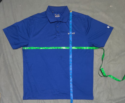 Under Armour Men Blue Sport Polo T Shirt XL