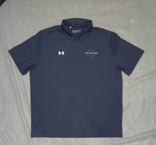 Under Armour Men Blue Sport Polo T Shirt 2XL