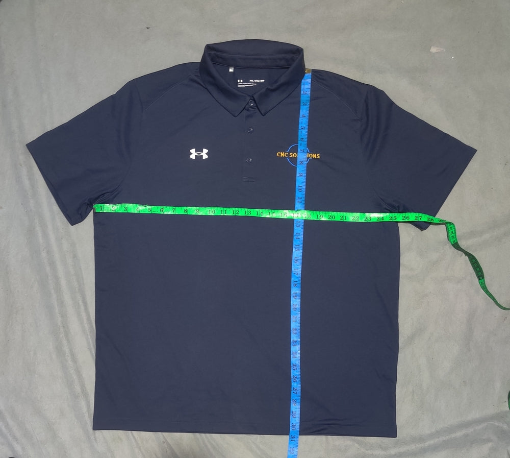 Under Armour Men Blue Sport Polo T Shirt 2XL