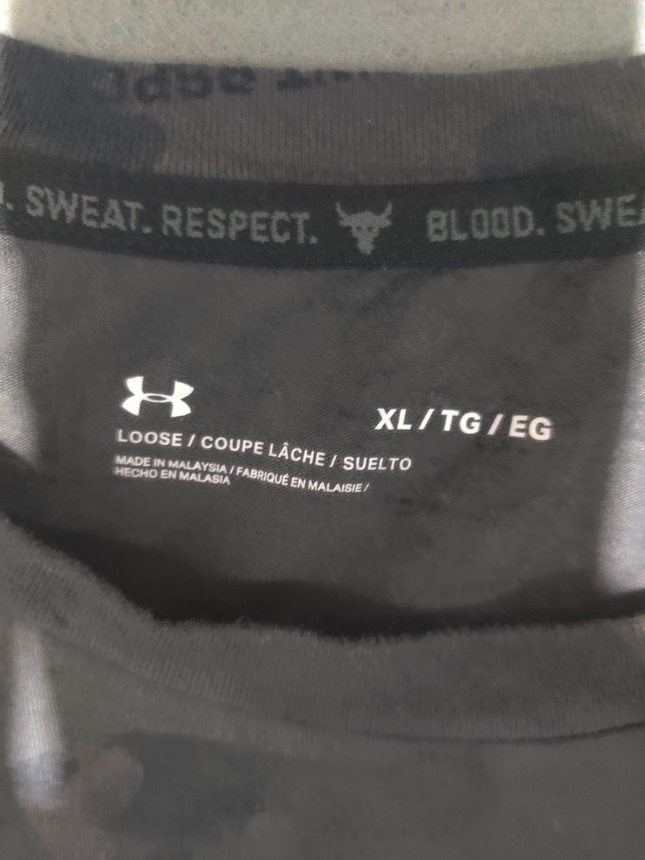 Under Armour Men Camouflage Cotton T Shirt XL