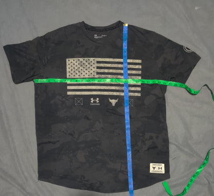 Under Armour Men Camouflage Cotton T Shirt XL