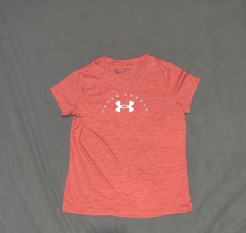 Under Armour Women Sport Orange T Shirt XS