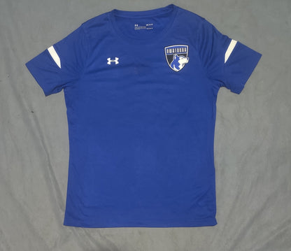 Under Armour Women Sport Blue T Shirt M