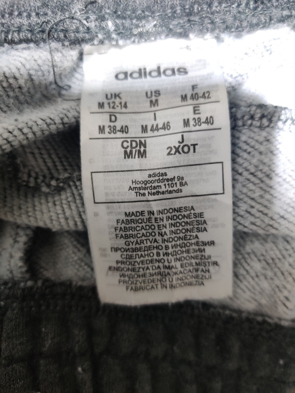 Adidas Men Cotton Gray Trouser M
