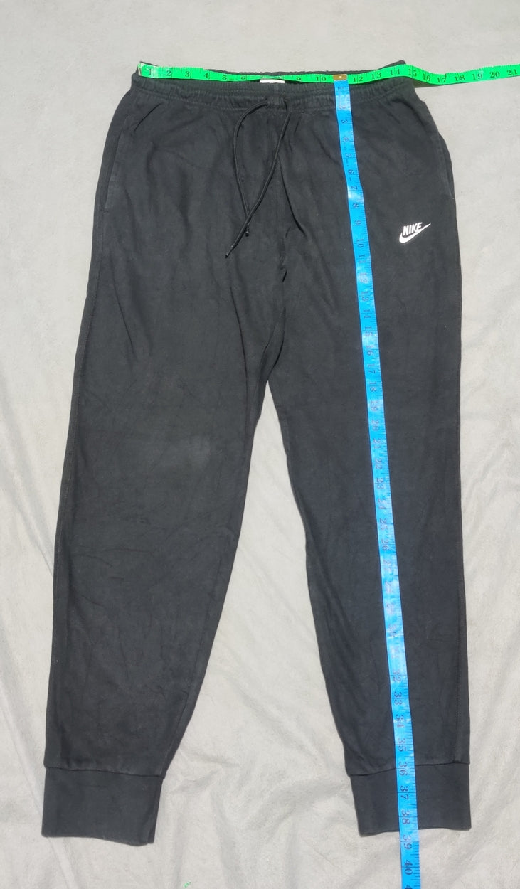 Nike Men Cotton Black Trouser M