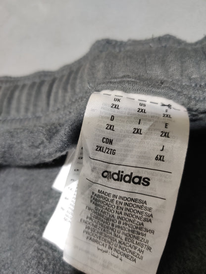 Adidas Men Cotton Gray Trouser 2XL