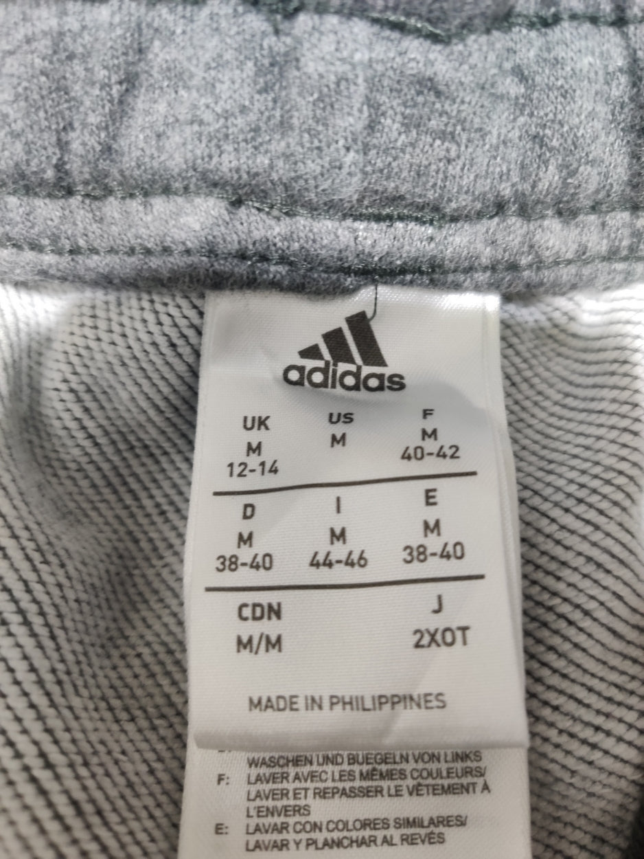 Adidas Men Cotton Gray Trouser M