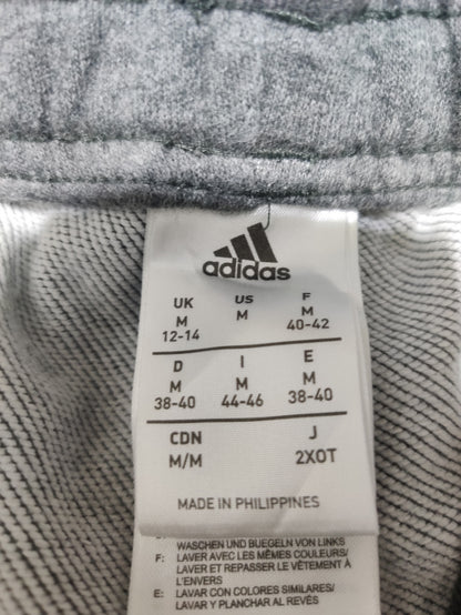 Adidas Men Cotton Gray Trouser M