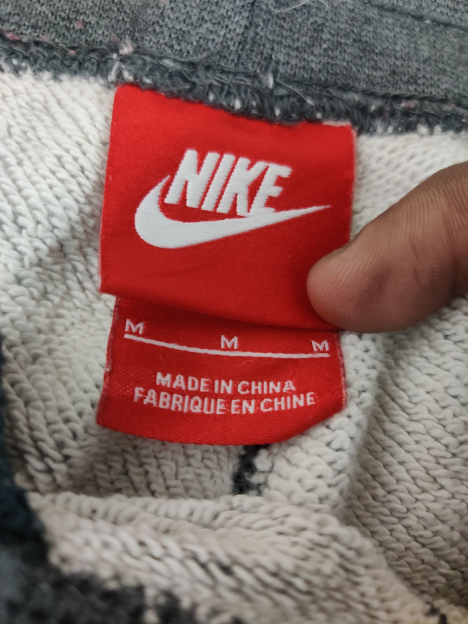 Nike Men Cotton Gray Trouser M