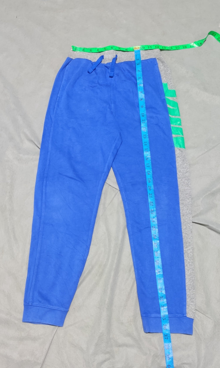 Nike Men Cotton Blue Trouser XL