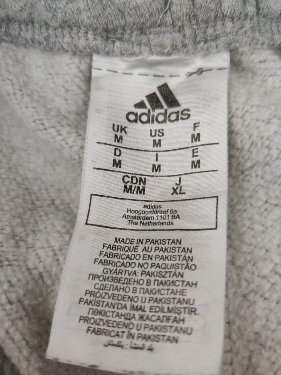 Adidas Men Cotton Gray Trouser M