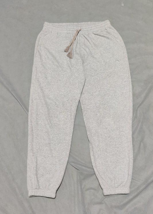 Adidas Men Cotton Gray Trouser M